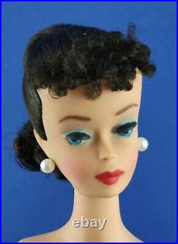 Vintage Ooak #4 Raven Black Haired Ponytail Barbie