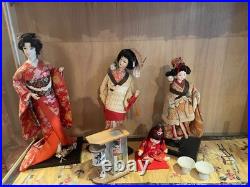 Vintage Oriental Dolls from 1950s and 60s excellent condition