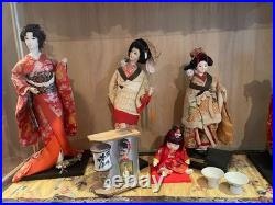 Vintage Oriental Dolls from 1950s and 60s excellent condition