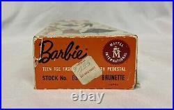 Vintage Original 1960 Barbie Doll #4 850 Brunette With Box Plus Accessories Japan