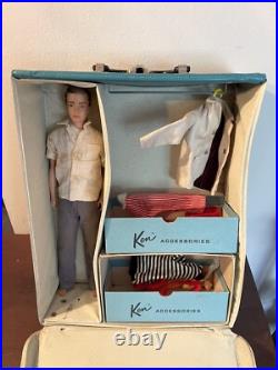 Vintage Original 1962 Ken (Barbie) Doll +Clothes Shoes Case MATTEL Japan