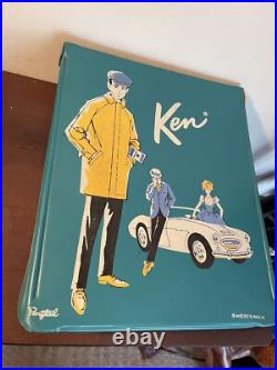 Vintage Original 1962 Ken (Barbie) Doll +Clothes Shoes Case MATTEL Japan