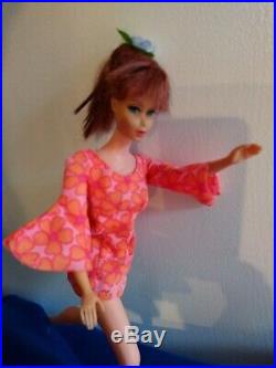 Vintage Original 1966 Barbie Doll Twist n Turn Japan with Eyelashes