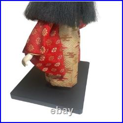 Vintage Pair of Ichimatsu Dolls Kimonos 12 On Stand