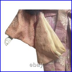 Vintage Pair of Ichimatsu Dolls Kimonos 12 On Stand