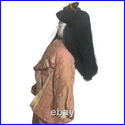 Vintage Pair of Ichimatsu Dolls Kimonos 12 On Stand