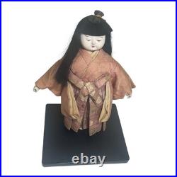 Vintage Pair of Ichimatsu Dolls Kimonos 12 On Stand