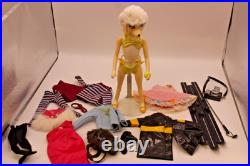 Vintage Peteena Poodle Doll with Accessories Pieces Japan clothing Extras