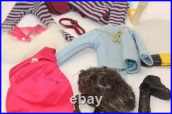 Vintage Peteena Poodle Doll with Accessories Pieces Japan clothing Extras