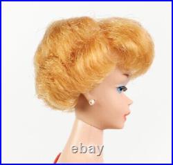 Vintage Platinum Blonde Bubble Cut Barbie Doll Box Booklet & Stand Stunning