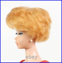 Vintage Platinum Blonde Bubble Cut Barbie Doll Box Booklet & Stand Stunning