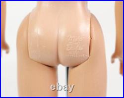 Vintage Platinum Blonde Bubble Cut Barbie Doll Box Booklet & Stand Stunning