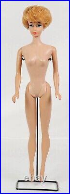 Vintage Platinum Blonde Bubble Cut Barbie Doll Box Booklet & Stand Stunning