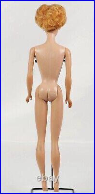 Vintage Platinum Blonde Bubble Cut Barbie Doll Box Booklet & Stand Stunning