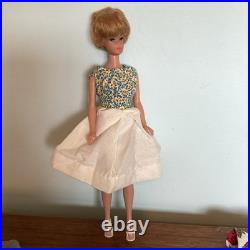 Vintage Platinum Blonde Bubble Cut Barbie. Very Clean. Japan. 30 Pieces Clothing Vintage Platinum Blonde Bubble Cut Barbie. Very Clean. Japan. 30 Pieces Clothing