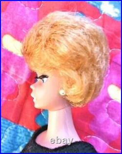 Vintage Platinum Bubblecut Barbie Doll Japan withBig White Lips INCREDIBLY PRETTY