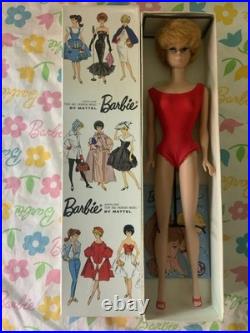 Vintage Platinum Bubblecut Barbie In Box With Original Accessories