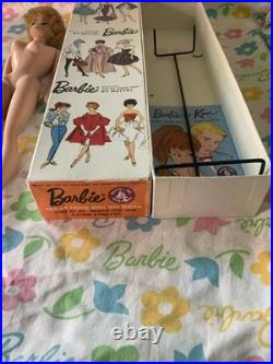 Vintage Platinum Bubblecut Barbie In Box With Original Accessories