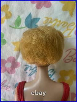 Vintage Platinum Bubblecut Barbie In Box With Original Accessories