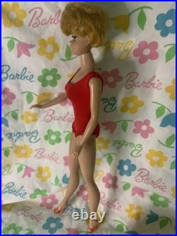 Vintage Platinum Bubblecut Barbie In Box With Original Accessories