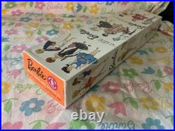 Vintage Platinum Bubblecut Barbie In Box With Original Accessories
