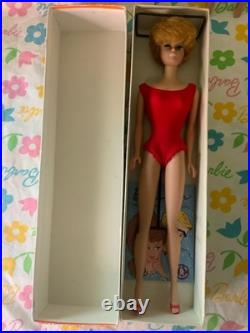 Vintage Platinum Bubblecut Barbie In Box With Original Accessories