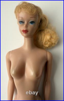 Vintage Ponytail #5 Barbie Doll Blonde, Greasy Oily Face, Barbie Body, PRETTY