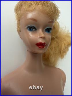 Vintage Ponytail #5 Barbie Doll Blonde, Greasy Oily Face, Barbie Body, PRETTY