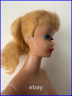 Vintage Ponytail #5 Barbie Doll Blonde, Greasy Oily Face, Barbie Body, PRETTY