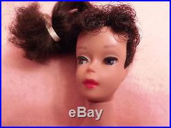 Vintage Ponytail Barbie 1960's Long Brunette Pony Tail Japan Mattel Body # 5