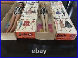 Vintage Ponytail Barbie Doll 3 and 4 with Box