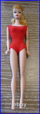Vintage Ponytail Barbie Doll #5 Blonde Gorgeous Top Knot Swimsuit EX/NM No Green Vintage Ponytail Barbie Doll #5 Blonde Gorgeous Top Knot Swimsuit EX/NM No Green