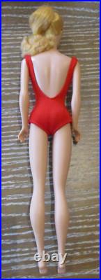 Vintage Ponytail Barbie Doll #5 Blonde Gorgeous Top Knot Swimsuit EX/NM No Green Vintage Ponytail Barbie Doll #5 Blonde Gorgeous Top Knot Swimsuit EX/NM No Green