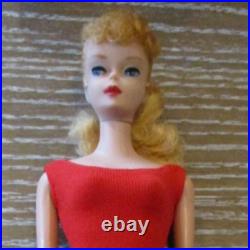 Vintage Ponytail Barbie Doll #5 Blonde Gorgeous Top Knot Swimsuit EX/NM No Green Vintage Ponytail Barbie Doll #5 Blonde Gorgeous Top Knot Swimsuit EX/NM No Green