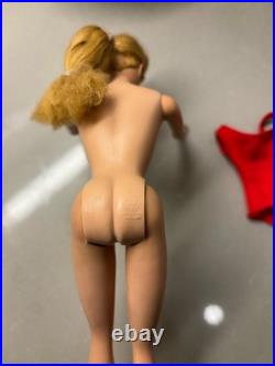 Vintage Ponytail Barbie Doll #7 Strawberry Blonde Mattel 1960s Japan