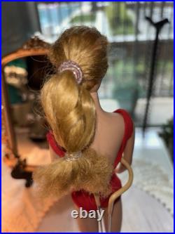 Vintage Ponytail Barbie Doll #7 Strawberry Blonde Mattel 1960s Japan