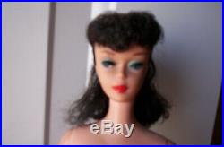 Vintage Ponytail Barbie Doll Stand Book Brunette Japan Nice