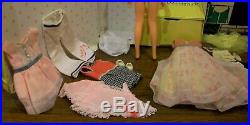 Vintage Pos N Pepper Doll Ideal 1964/Case &11 Tagged Japan Outfits/Tammy Sister