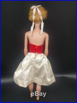 Vintage RARE Original 1959 Blonde Midge Barbie Doll Mattel + Box Japan