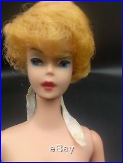 Vintage RARE Original 1959 Blonde Midge Barbie Doll Mattel + Box Japan