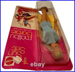 Vintage Rare HTF 1970 The Sun Set Malibu Barbie Doll #1067 NOS NIB