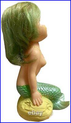 Vintage Rare Japan Kawaii Rubber Nude Mermaid Doll 1960s Made In Japan