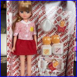 Vintage Rare Licca-chan McDonald's Doll and Accessories NRFB NIB