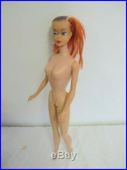 Vintage Rare Mattel Barbie Doll 1958 Japan Red Hair