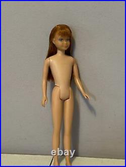 Vintage Red Hair Skipper Barbie Sister Doll 1963 Straight Leg