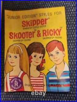 Vintage Ricky Doll In Original Box Stock 1090 Mattel 1964 Skipper's Friend Japan