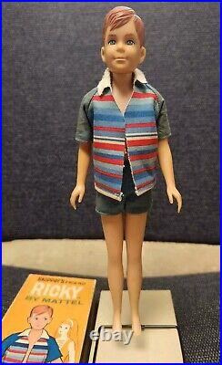 Vintage Ricky Doll In Original Box Stock 1090 Mattel 1964 Skipper's Friend Japan