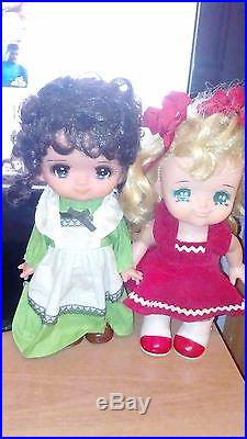 Vintage Rubber Candy Candy Doll Popy Japan Igarashi Yumiko Lady Georgie Lot of 2