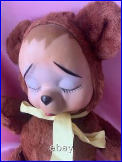 Vintage Rubber Face Crying Doll #8