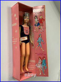 Vintage SKIPPER Doll BRUNETTE #1030 MIB NRFB BENDABLE LEGS BOX VHTF